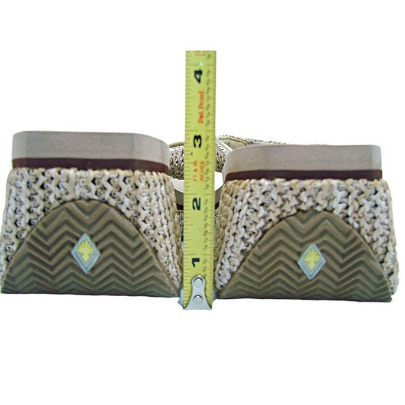 Womens Volatile Island Platform Wedge Flip-Flop Sandals Natural Color Tan Sz 10 - Picture 7 of 10